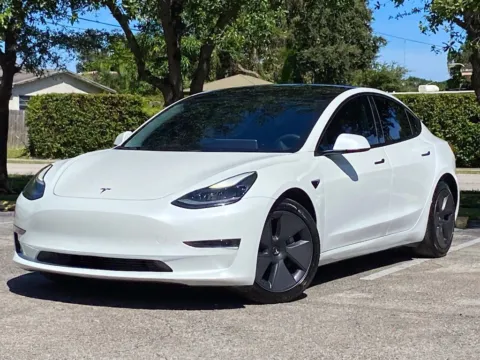White 2021 Tesla Model 3 Long Range for sale in Miramar, FL