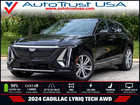 Black 2024 Cadillac LYRIQ Tech for sale in Miramar, FL