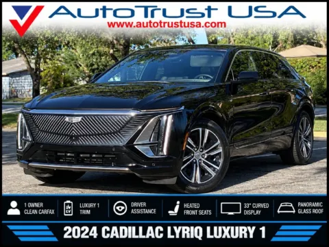 Black 2024 Cadillac LYRIQ Luxury for sale in Miramar, FL
