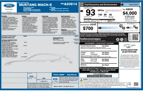 Photos of 2021 Ford Mustang Mach-E Select for sale in Miramar, FL at Auto Trust USA