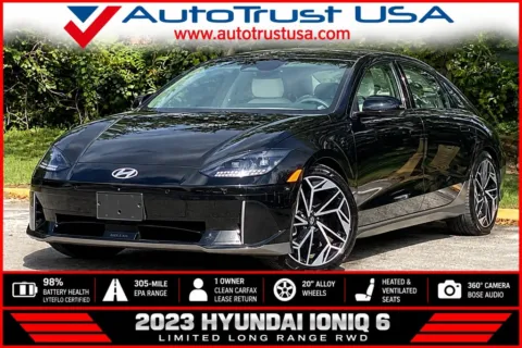 Black 2023 Hyundai IONIQ 6 Limited for sale in Miramar, FL