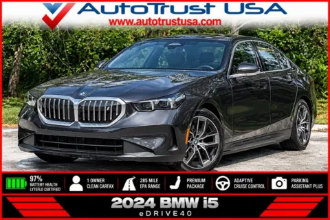 Gray 2024 BMW i5 eDrive40 for sale in Miramar, FL