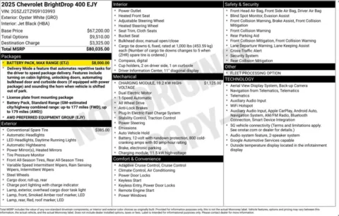 Unknown 2025 Chevrolet BrightDrop 400 for sale in Miramar, FL