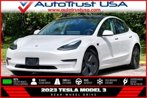 White 2023 Tesla Model 3 for sale in Miramar, FL