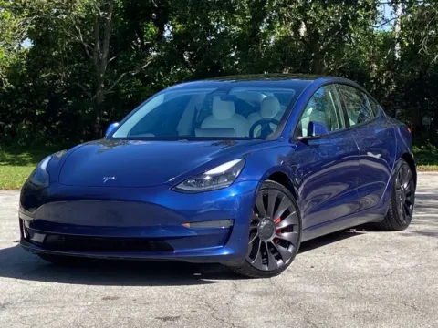 Black 2021 Tesla Model 3 Performance for sale in Miramar, FL