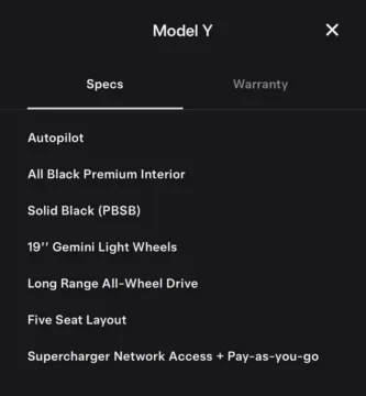 Another view of 2023 Tesla Model Y Long Range for sale in Miramar, FL at Auto Trust USA