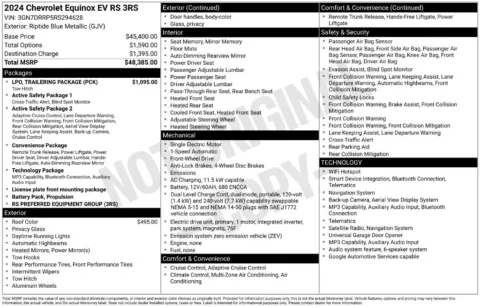 More photos of 2024 Chevrolet Equinox EV RS at Auto Trust USA, FL