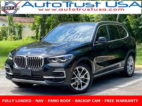 Black 2021 BMW X5 xDrive40i for sale in Miramar, FL