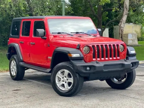 Another view of 2018 Jeep Wrangler Unlimited Sport S for sale in Miramar, FL at Auto Trust USA