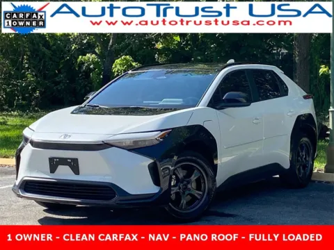 White 2024 Toyota bZ4X XLE for sale in Miramar, FL