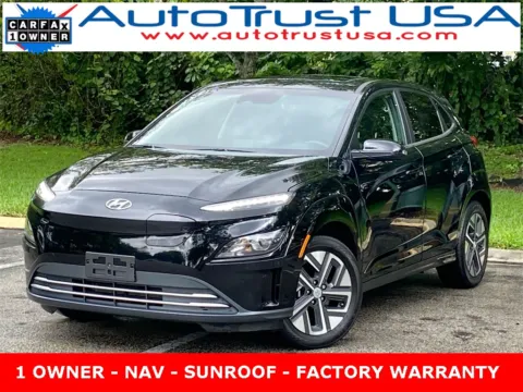 Black 2023 Hyundai Kona Electric SEL for sale in Miramar, FL