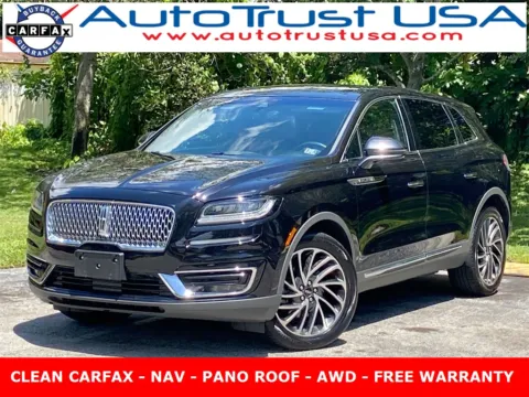 Black 2019 Lincoln Nautilus Reserve for sale in Miramar, FL