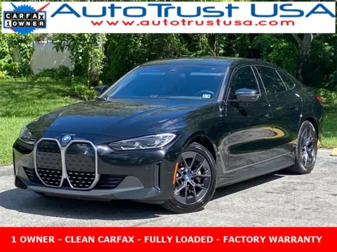 Black 2023 BMW i4 eDrive35 for sale in Miramar, FL