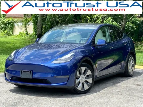 Blue 2020 Tesla Model Y Long Range for sale in Miramar, FL