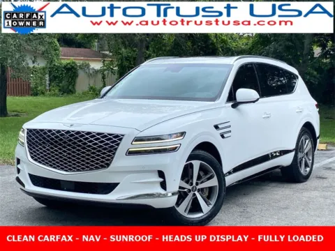 White 2022 Genesis GV80 Advanced + for sale in Miramar, FL