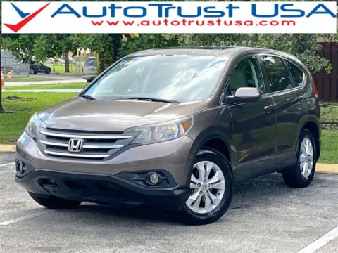 Gray 2012 Honda CR-V EX for sale in Miramar, FL