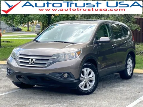 Gray 2012 Honda CR-V EX for sale in Miramar, FL