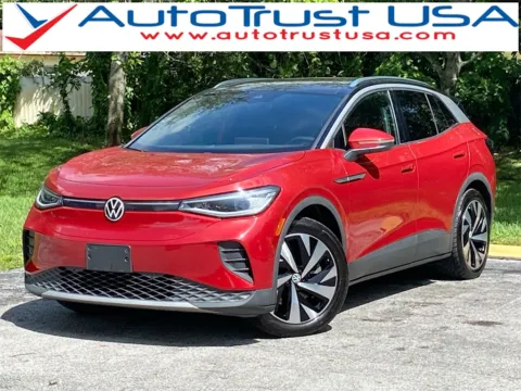 Red 2021 Volkswagen ID.4 Pro S for sale in Miramar, FL