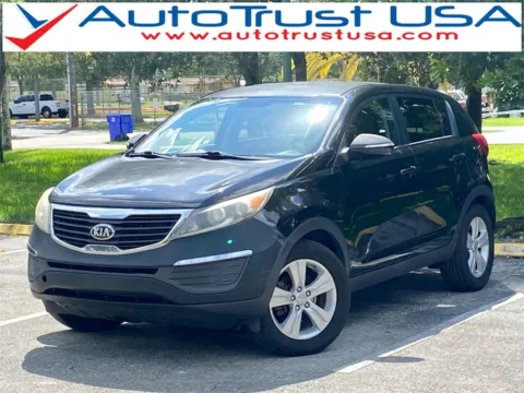 Black 2013 Kia Sportage LX for sale in Miramar, FL