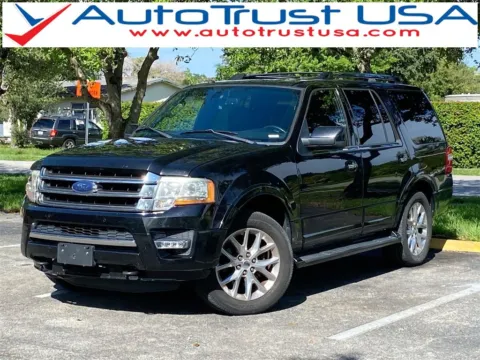 Black 2017 Ford Expedition Limited for sale in Miramar, FL