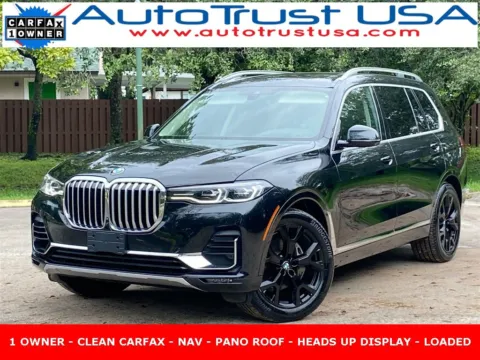 Black 2020 BMW X7 xDrive40i for sale in Miramar, FL
