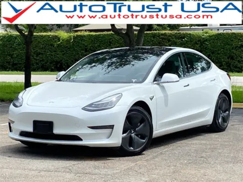 White 2020 Tesla Model 3 Standard Range Plus for sale in Miramar, FL