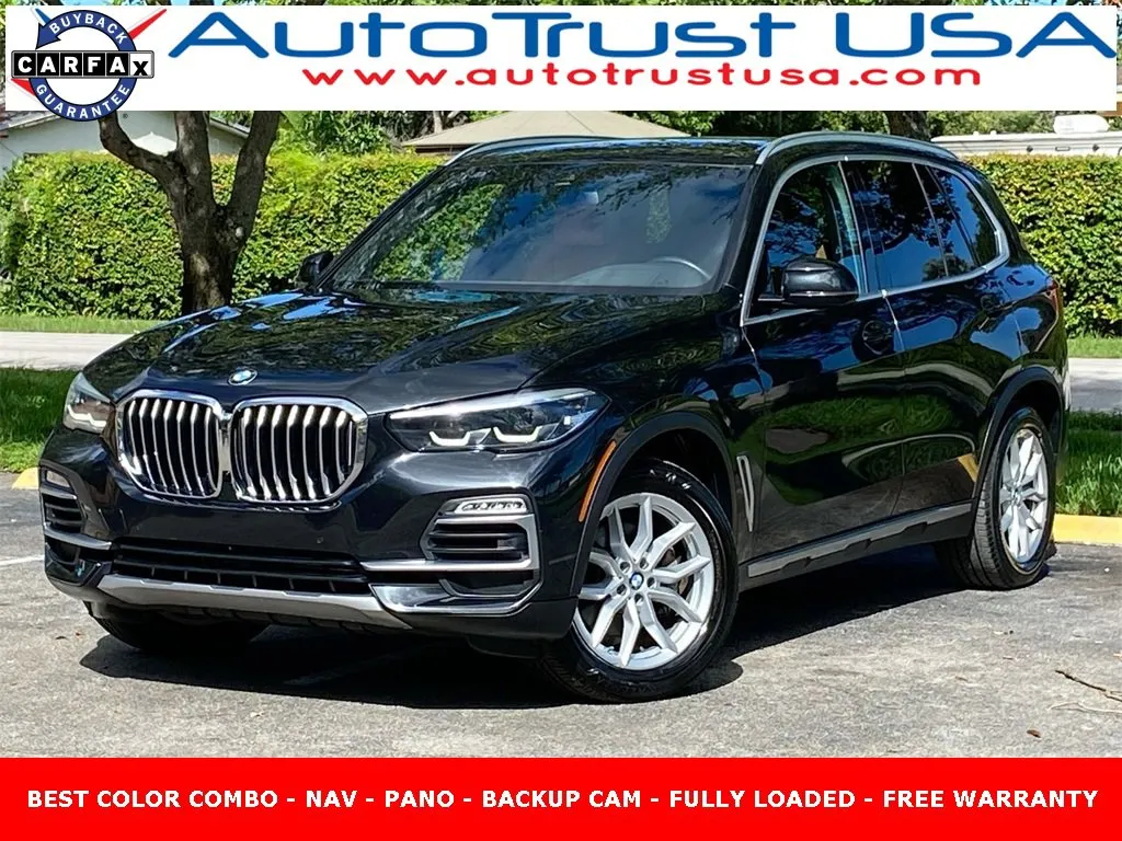 Black 2019 BMW X5 xDrive40i for sale in Miramar, FL