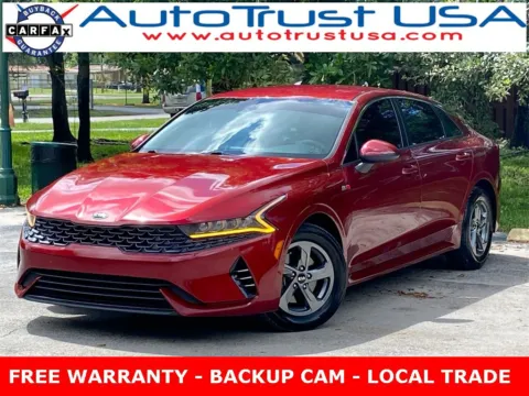 Red 2021 Kia K5 LXS for sale in Miramar, FL
