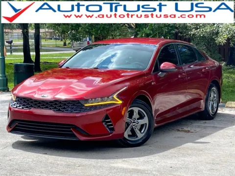 Red 2021 Kia K5 LXS for sale in Miramar, FL