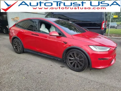 Red 2023 Tesla Model X Standard Range for sale in Miramar, FL