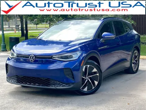 Blue 2021 Volkswagen ID.4 Pro S for sale in Miramar, FL