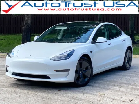 White 2021 Tesla Model 3 Long Range for sale in Miramar, FL