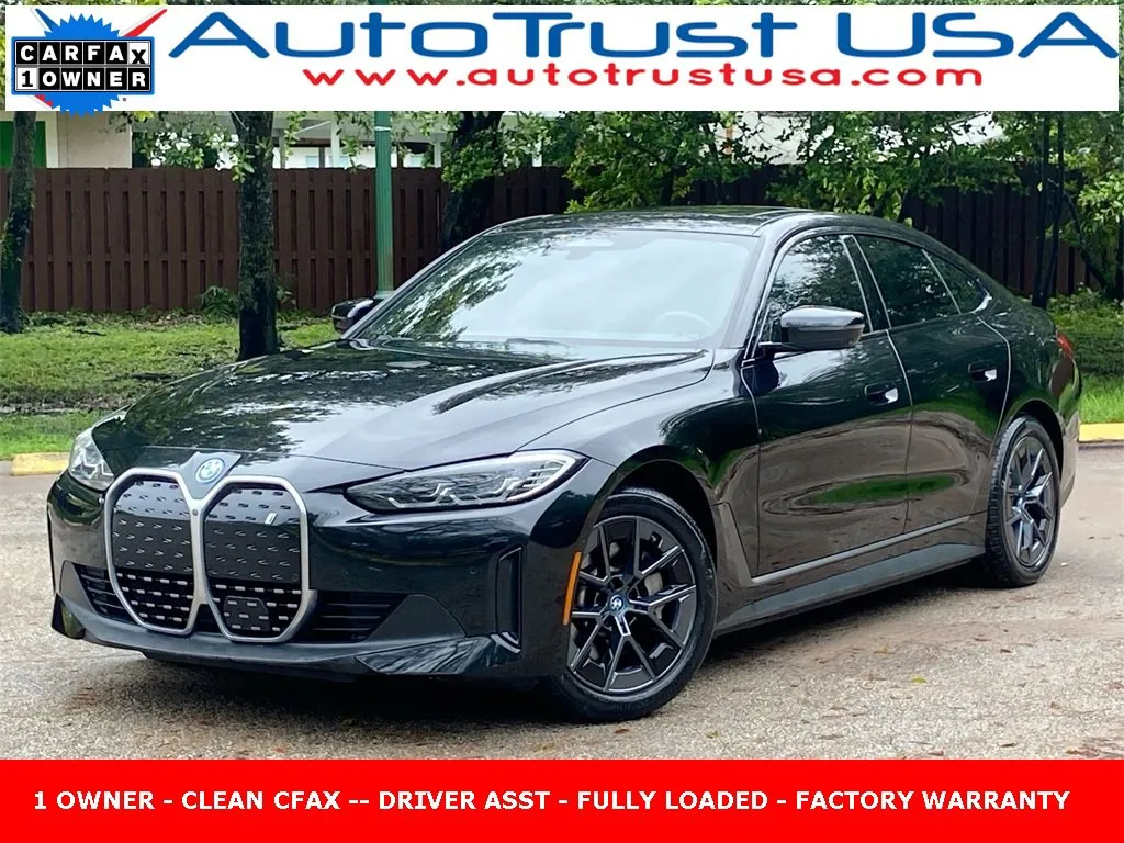 Black 2023 BMW i4 eDrive35 for sale in Miramar, FL