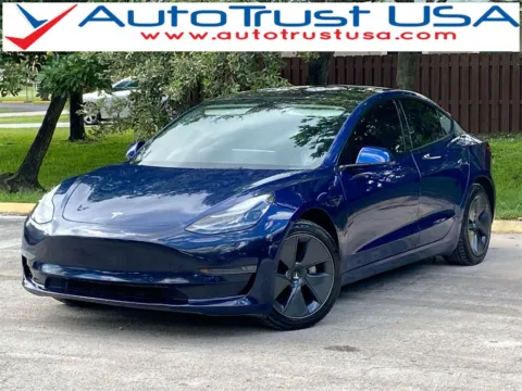 Blue 2022 Tesla Model 3 Long Range for sale in Miramar, FL