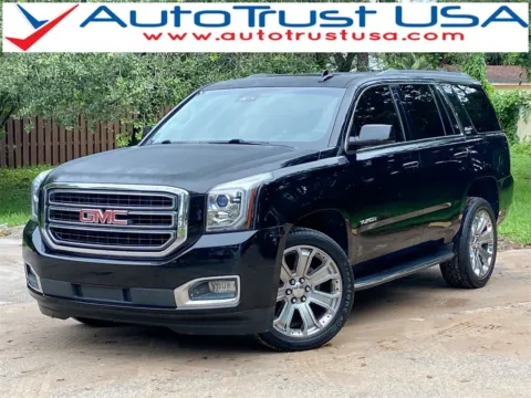 Black 2017 GMC Yukon SLT for sale in Miramar, FL