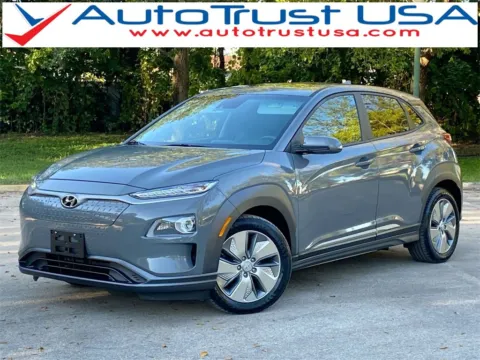 Gray 2021 Hyundai Kona Electric Limited for sale in Miramar, FL