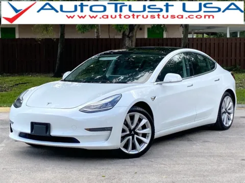 White 2019 Tesla Model 3 Long Range for sale in Miramar, FL