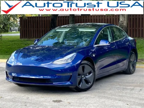 Blue 2019 Tesla Model 3 Standard Range for sale in Miramar, FL