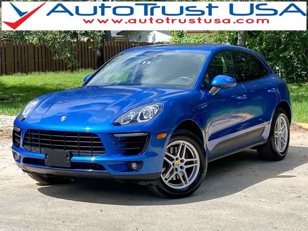 Blue 2018 Porsche Macan Sport Edition for sale in Miramar, FL