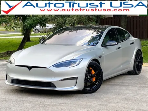 White 2022 Tesla Model S Plaid for sale in Miramar, FL
