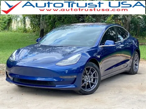 Blue 2018 Tesla Model 3 Long Range Battery for sale in Miramar, FL