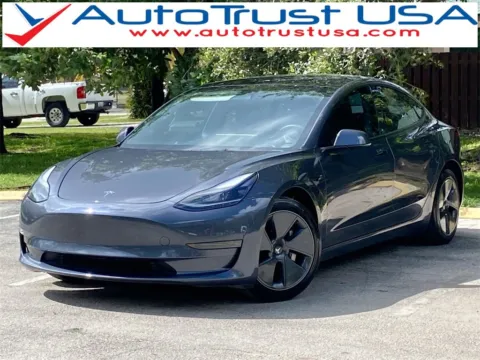 Gray 2022 Tesla Model 3 for sale in Miramar, FL