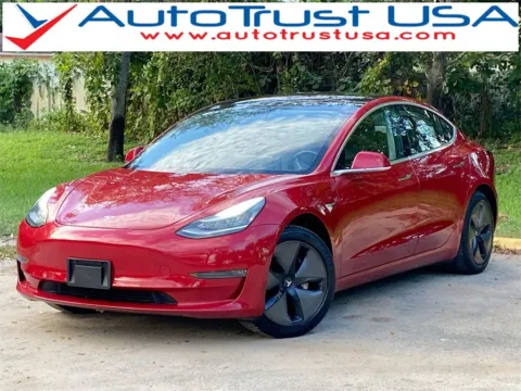 Red 2018 Tesla Model 3 Long Range Battery for sale in Miramar, FL