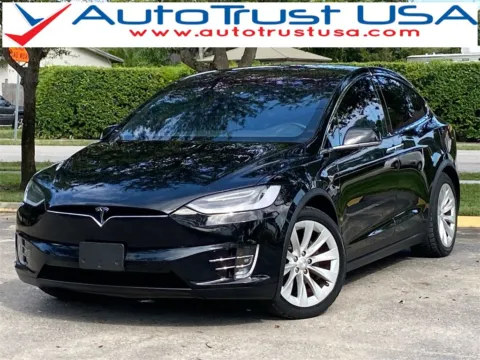 Black 2018 Tesla Model X 75D for sale in Miramar, FL