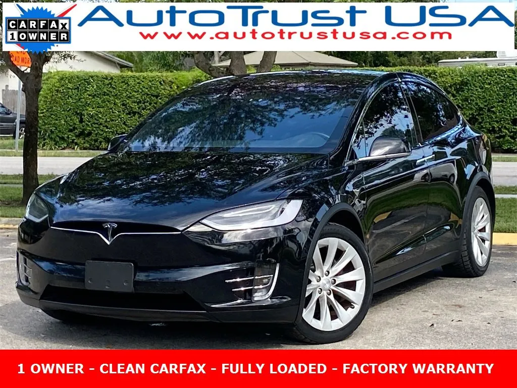 Black 2018 Tesla Model X 75D for sale in Miramar, FL