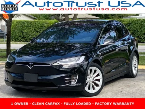 Black 2018 Tesla Model X 75D for sale in Miramar, FL