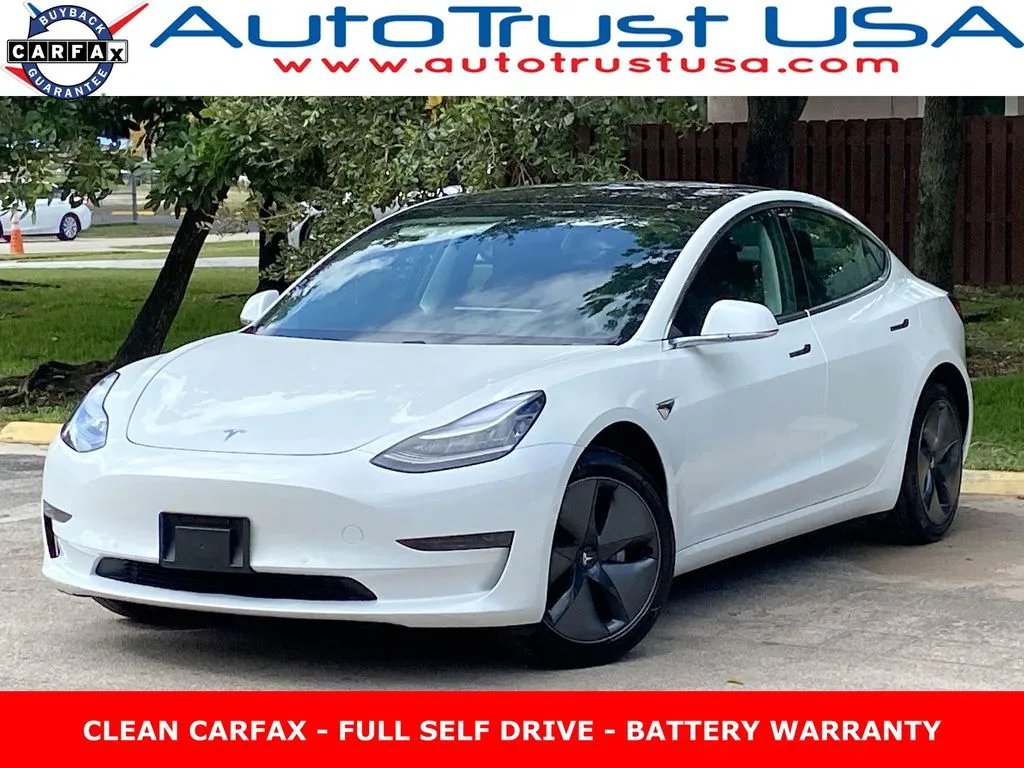 White 2020 Tesla Model 3 Standard Range for sale in Miramar, FL