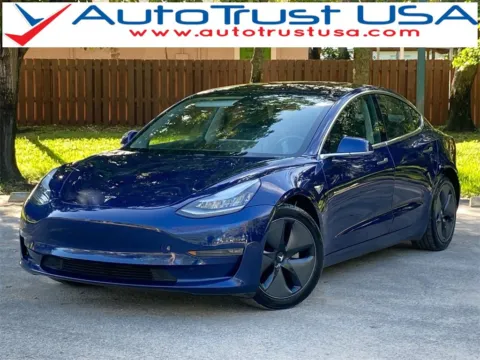 Blue 2018 Tesla Model 3 Long Range Battery for sale in Miramar, FL