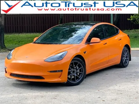Orange 2023 Tesla Model 3 for sale in Miramar, FL