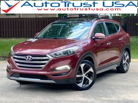 Red 2017 Hyundai Tucson Limited for sale in Miramar, FL